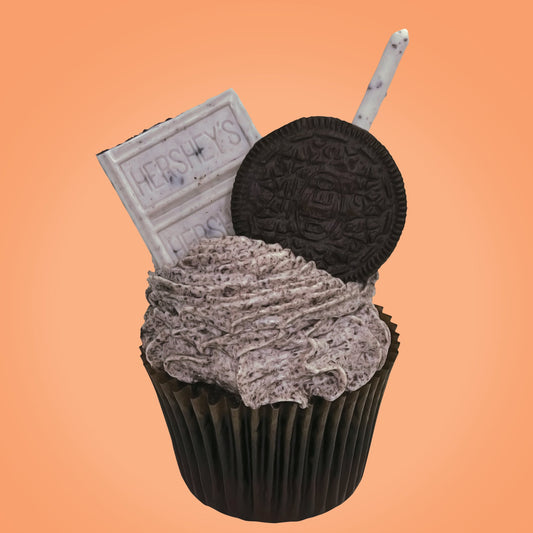 cookies and cream cupcake from The Cupcake Lab in Atlanta, GA – chocolate cupcake with Oreo-infused frosting and cookie topping

gourmet cupcake, cookies and cream, oreo cupcake, chocolate cupcake, The Cupcake Lab ATL
