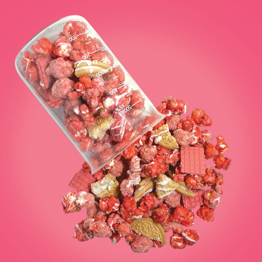 strawberry crunch gourmet popcorn from The Cupcake Lab in Atlanta, GA – pink strawberry candy popcorn with a nostalgic cereal crunch

The Cupcake Lab ATL, The Cupcake Lab, sweet treats, popcorn Atlanta, gourmet popcorn Atlanta, gourmet popcorn, dessert popcorn, Atlanta snacks